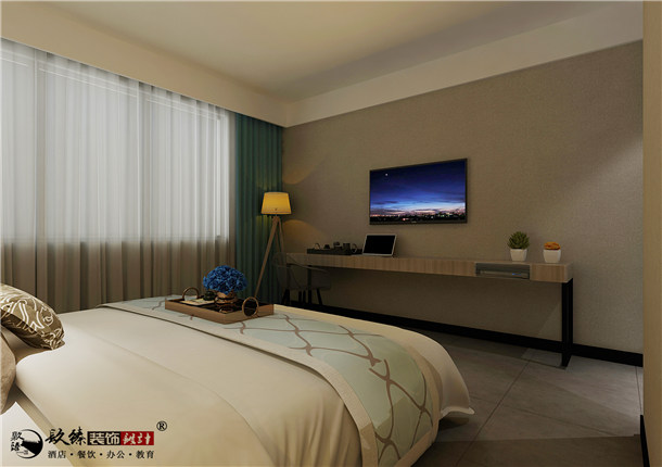 盐池白云酒店装修设计|在有限的空间中创造出完美的功能，高雅、典雅的风格，极富个性和舒适的环境。