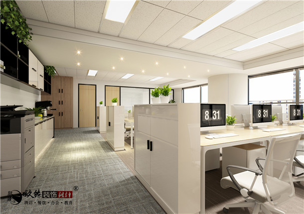 盐池蒲惠办公室设计|构建一个心阅自然的室内形态空间